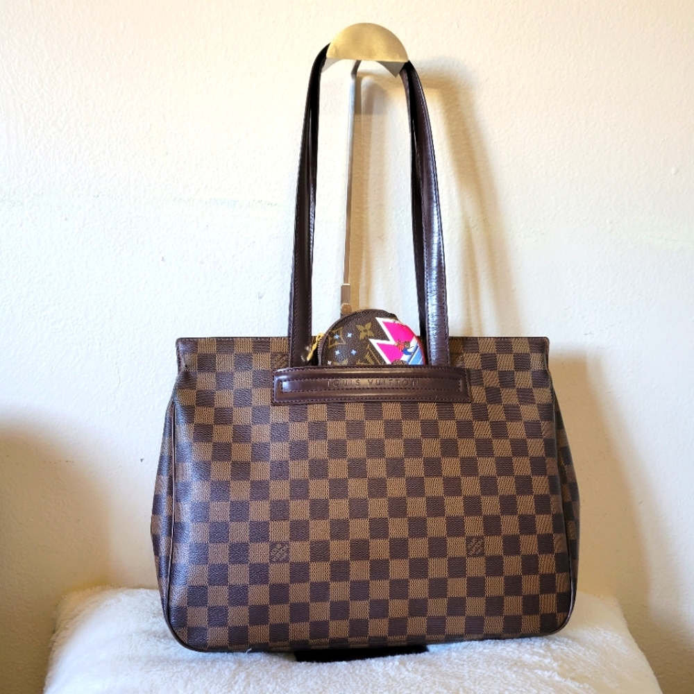 LOUIS VUITTON Parioli Brown Ebene Damier Bag - Picture 2 of 15